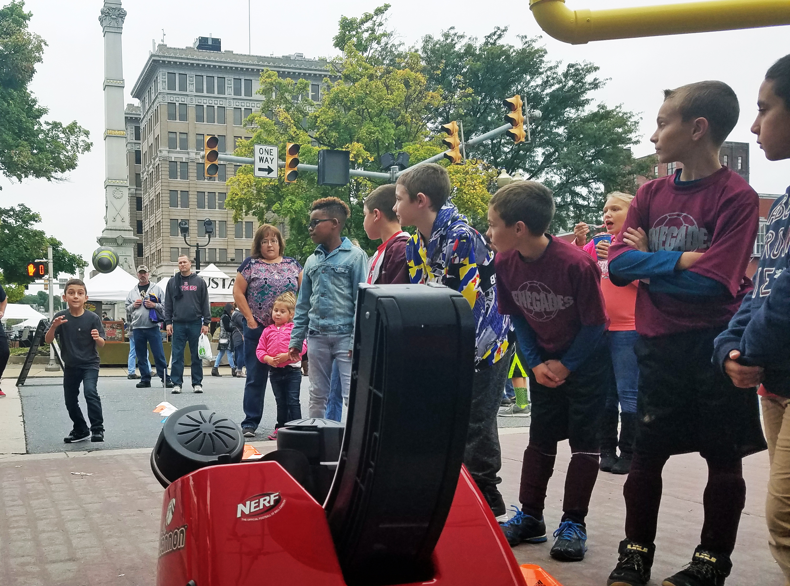 Ball Cannon at the Easton Garlic Fest